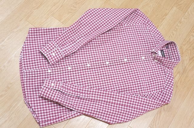 C866 即決 良品 5351 POUR LES プールオム HOMME イタリアcanclini生地 デザインシャツ 1 アバハウス 日本製 クリックポスト拍卖