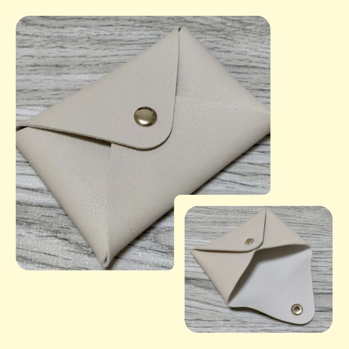 カードケース ミニ財布 コンパクト おしゃれ 小さい 軽量 ミニマリスト パスケース キーケース 診察券 ベージュ系 ポーチ拍卖