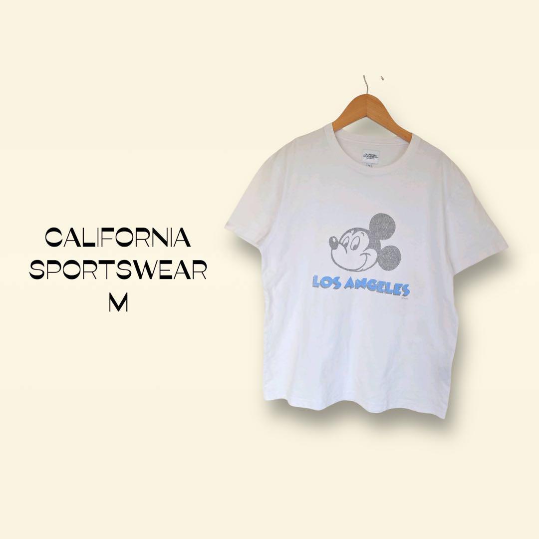 カルフォルニアスポーツウェア ディズニー Tシャツ【M】ミッキー拍卖