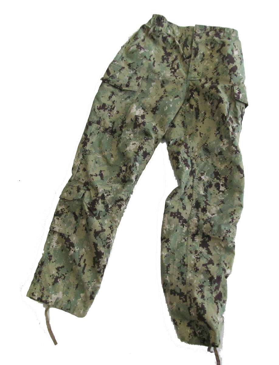 米軍実物 NWU TYPE3 USN NAVY 迷彩 カモフラ ミリタリーパンツ コンバットパンツ S-LONG F15拍卖