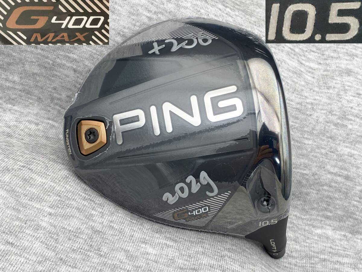 ★CT256★ ツアー支給品 WRX PROTO PING G400 MAX 10.5 (リアル10.75°) スペックシート付き TOUR ISSUE拍卖