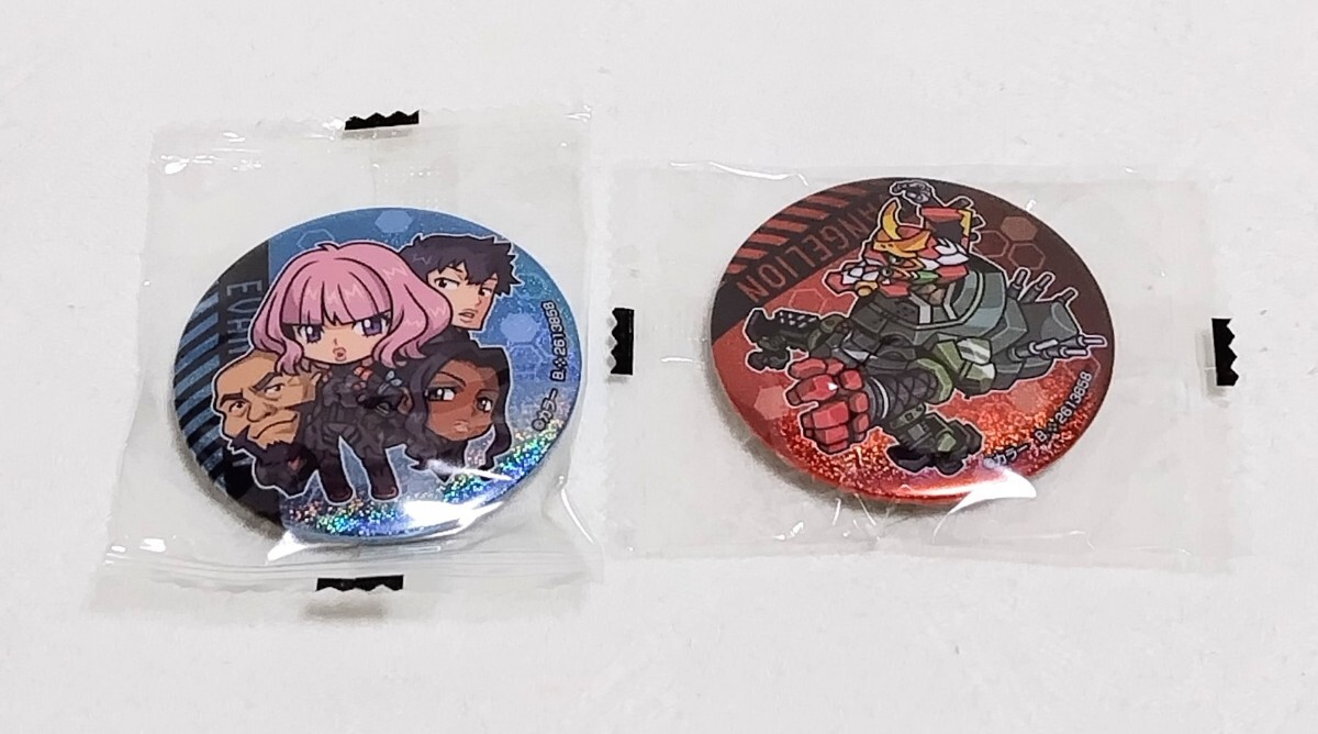 【新品未開封】ガシャポンくじ エヴァンゲリオン あそーと04 缶バッジ 北上ミドリ 新2号機α 2種セット拍卖