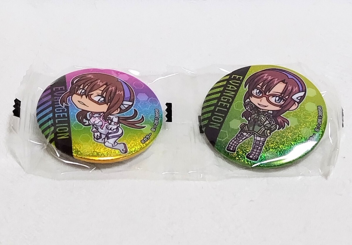【新品未開封】ガシャポンくじ エヴァンゲリオン あそーと04 缶バッジ 真希波・マリ・イラストリアス 2種セット拍卖