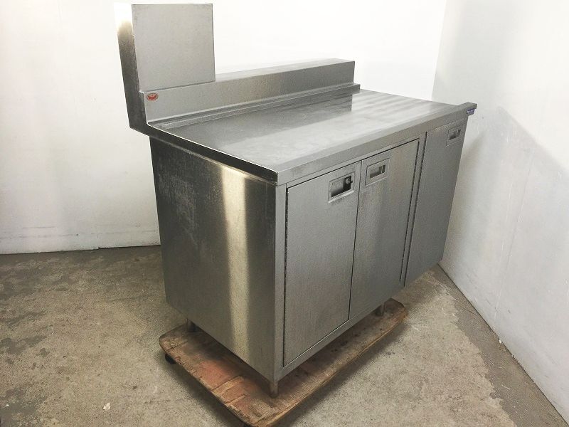 ★※◆DB0226 | ソイルド台付食器庫 食洗右 ステンレス マルゼン W1100×D720×H850(BG950)mm 中古 業務用 厨房用 キャビネット拍卖