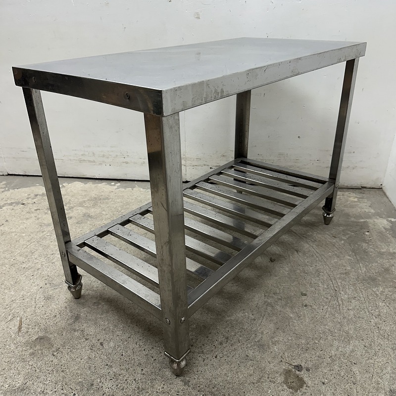 ★EC3118 | ガス台 ステンレス W900×D450×H650mm 業務用 厨房用 作業台 中古拍卖