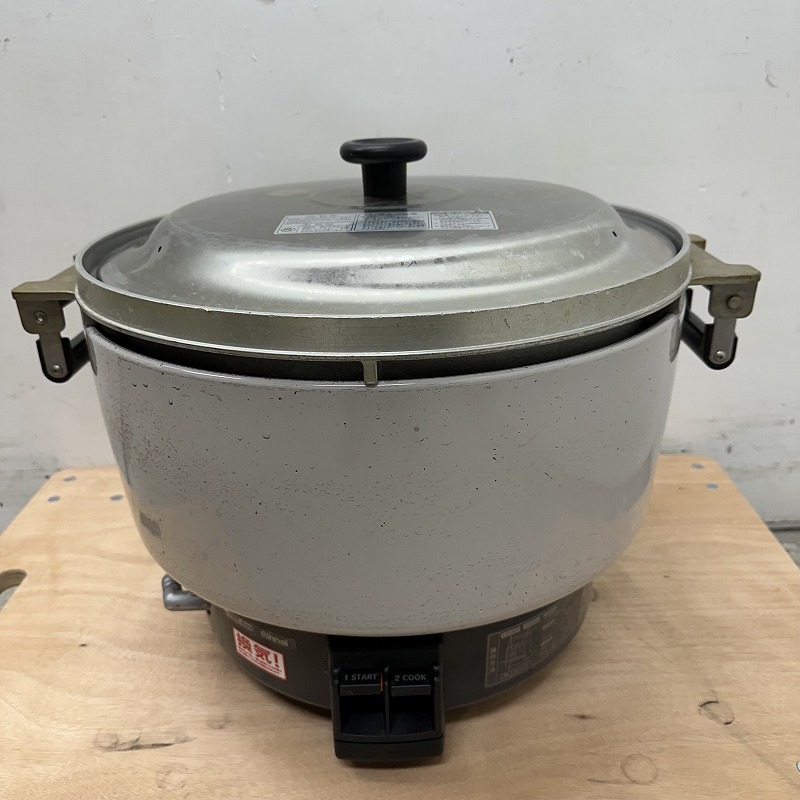 ★ED0717 | ガス炊飯器 2023年製 リンナイ RR-550C 都市ガス 5.5升 4.0~10.0L W569×D485×H447mm 中古 業務用拍卖