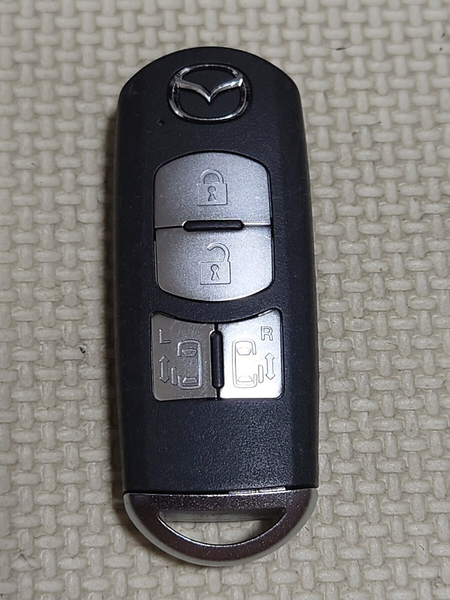 マツダ純正 4ボタンスマートキー キーレス リモコン 両側パワースライドドア プレマシー ビアンテ 等 中古品拍卖