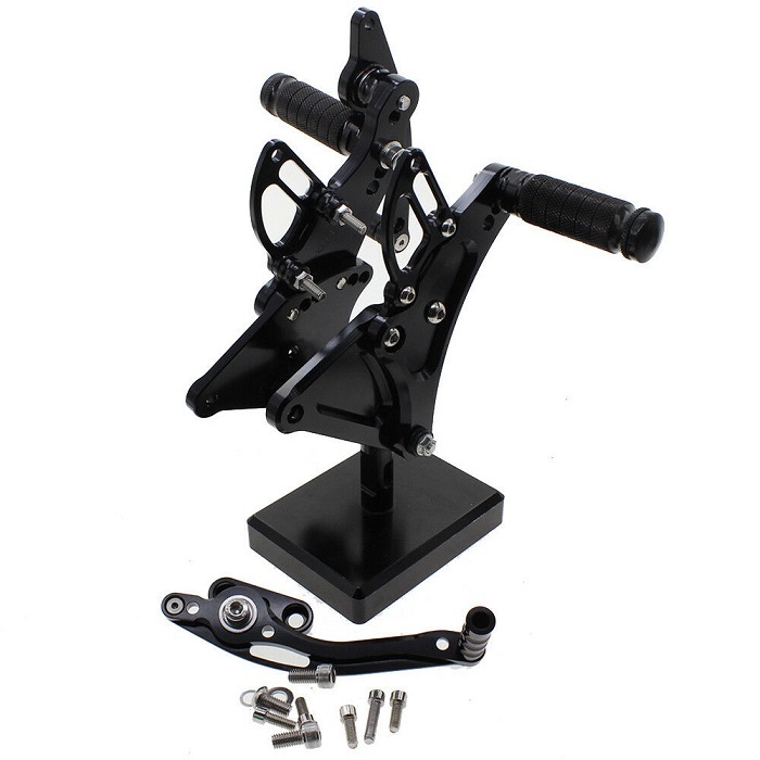 ☆ 特価品 高品質 ビューエル Buell XB9 R/S XB12 R/S CNC バックステップ ブラック拍卖