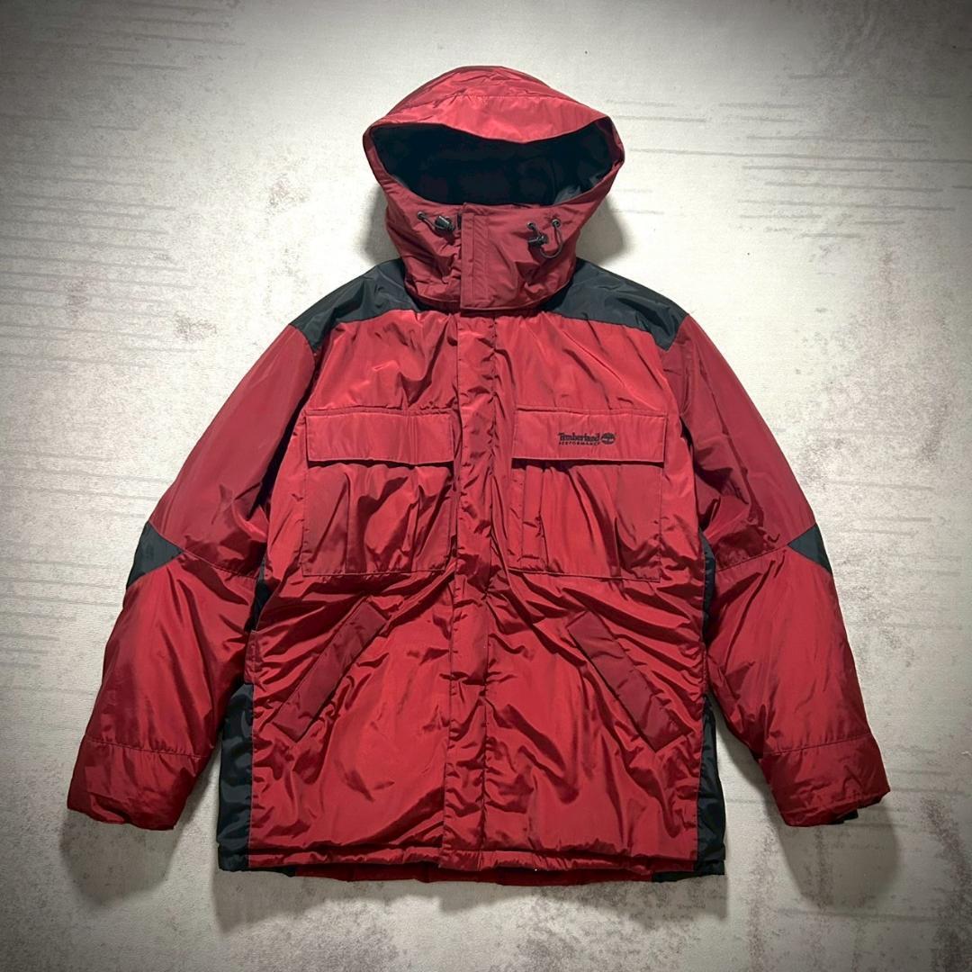 超美品 90's Timberland ダウンJKT マウンテンパーカー L拍卖