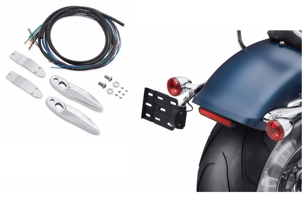 H-D純正OP M8 ソフテイル リアターンシグナル リロケーションキット 検 ハーレー ウィンカー 移設 FLFBS FLSL FXBBS FXFBS FXBRS FXLRS拍卖