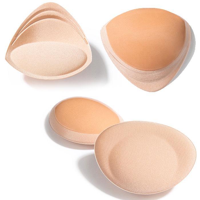 2セット】ブラパット 水着 粘着 バストパッド スポーツブラパッド 4cm 水着用 底上げ ランジェリーパッド 三角 快適なコットンブラジャー拍卖