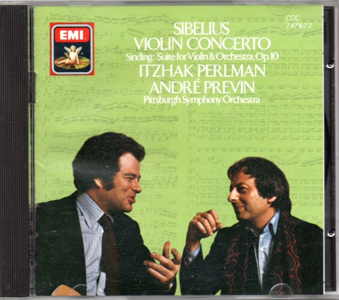 ★シベリウス/ヴァイオリン協奏曲★パールマン/プレヴィン★日本プレス 海外仕様 PERLMAN拍卖
