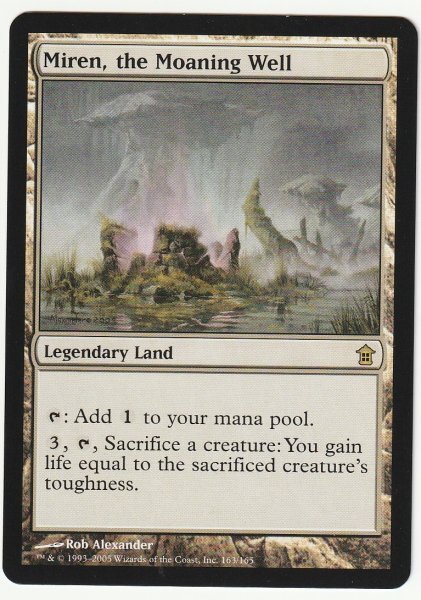 SOK 嘆きの井戸、未練/Miren, the Moaning Well 英語1枚 2枚まで拍卖