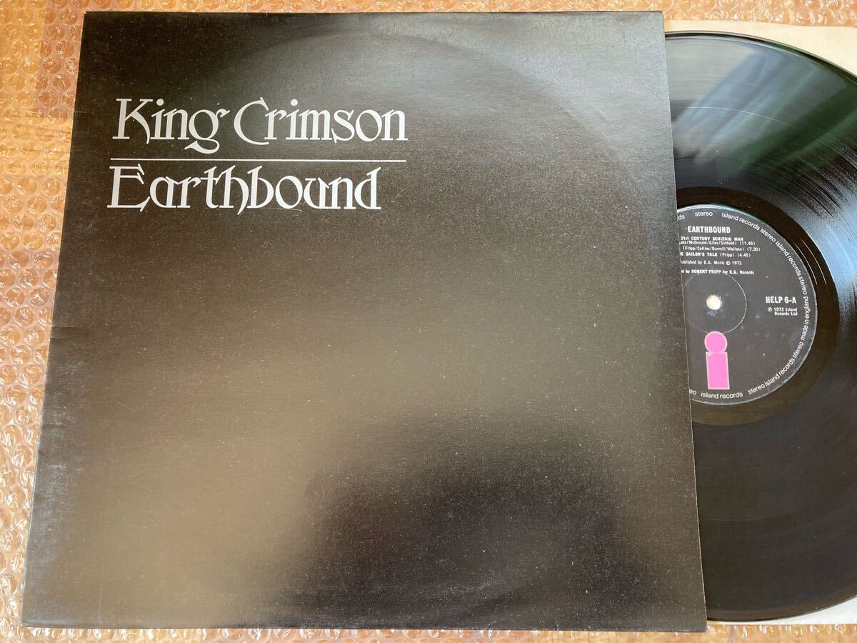 【英国盤】LP KING CRIMSON / EARTHBOUND /UK HELP 6/A -2U B -1U拍卖