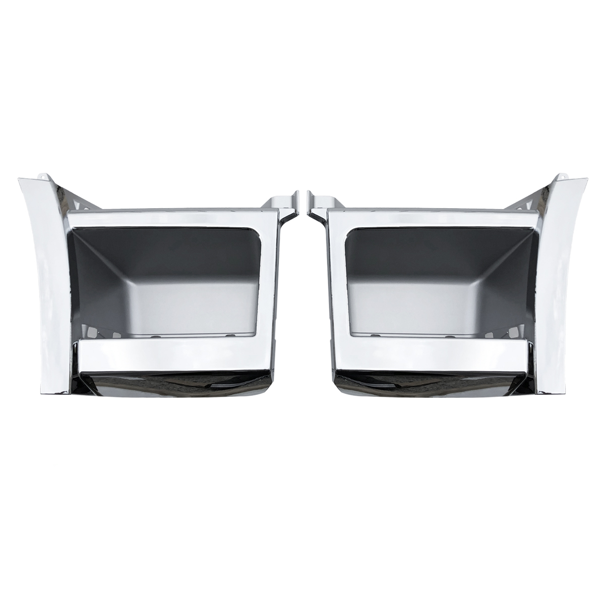 本州送料無料 三菱ふそう 17スーパーグレート メッキ ステップ ウォールカバー 左右セット 交換タイプ拍卖