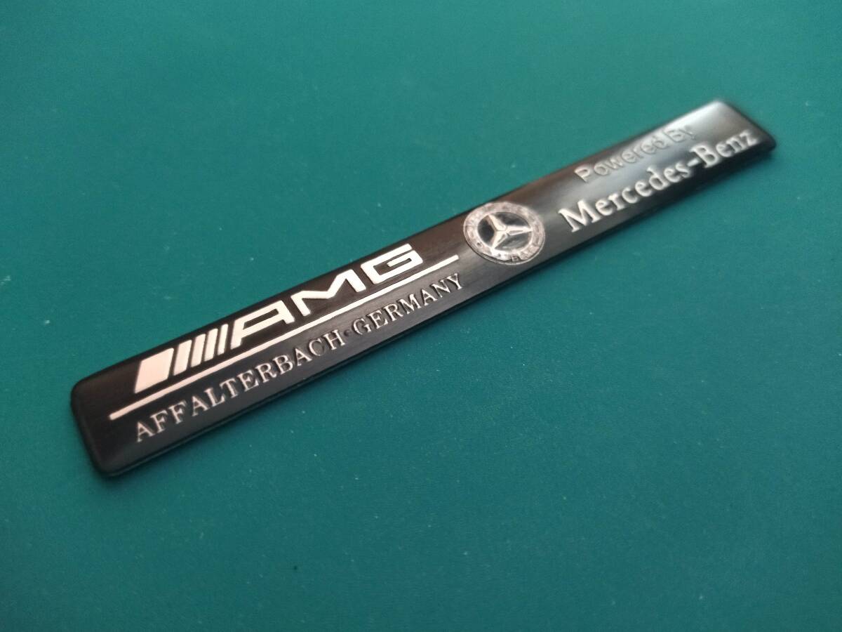 【ゆうパケット送料込】Mercedes-AMG エンブレムプレート ブラック 縦1.4cm×横10.8㎝ メルセデスベンツ ⑥拍卖