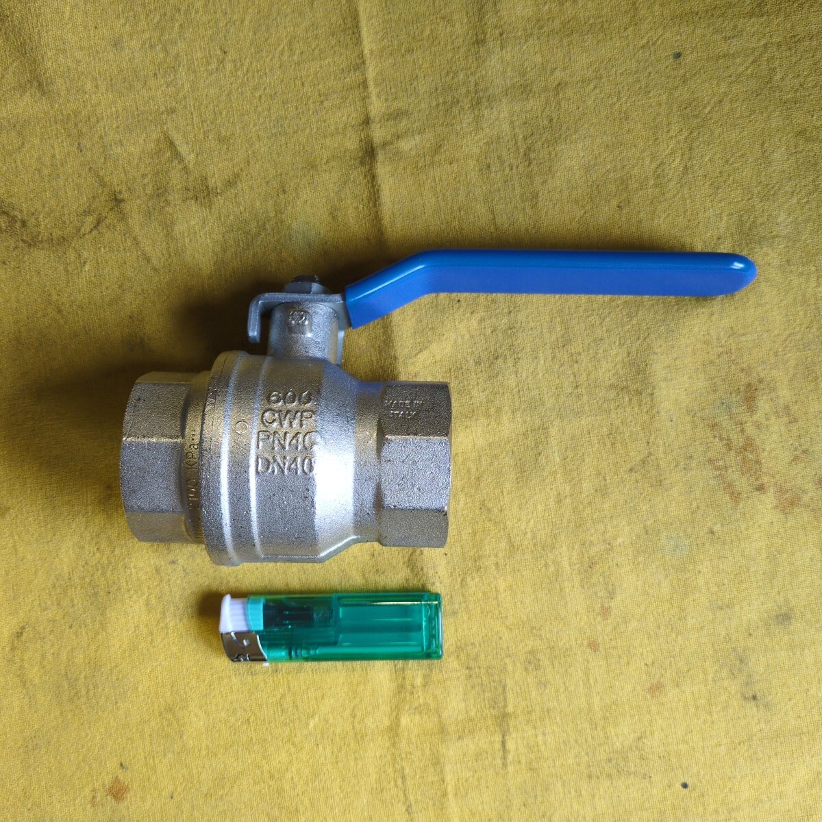 ●012 ボールコック。600CWP PN 40 DN40 1 1/3 CW617N.未使用保管品。拍卖