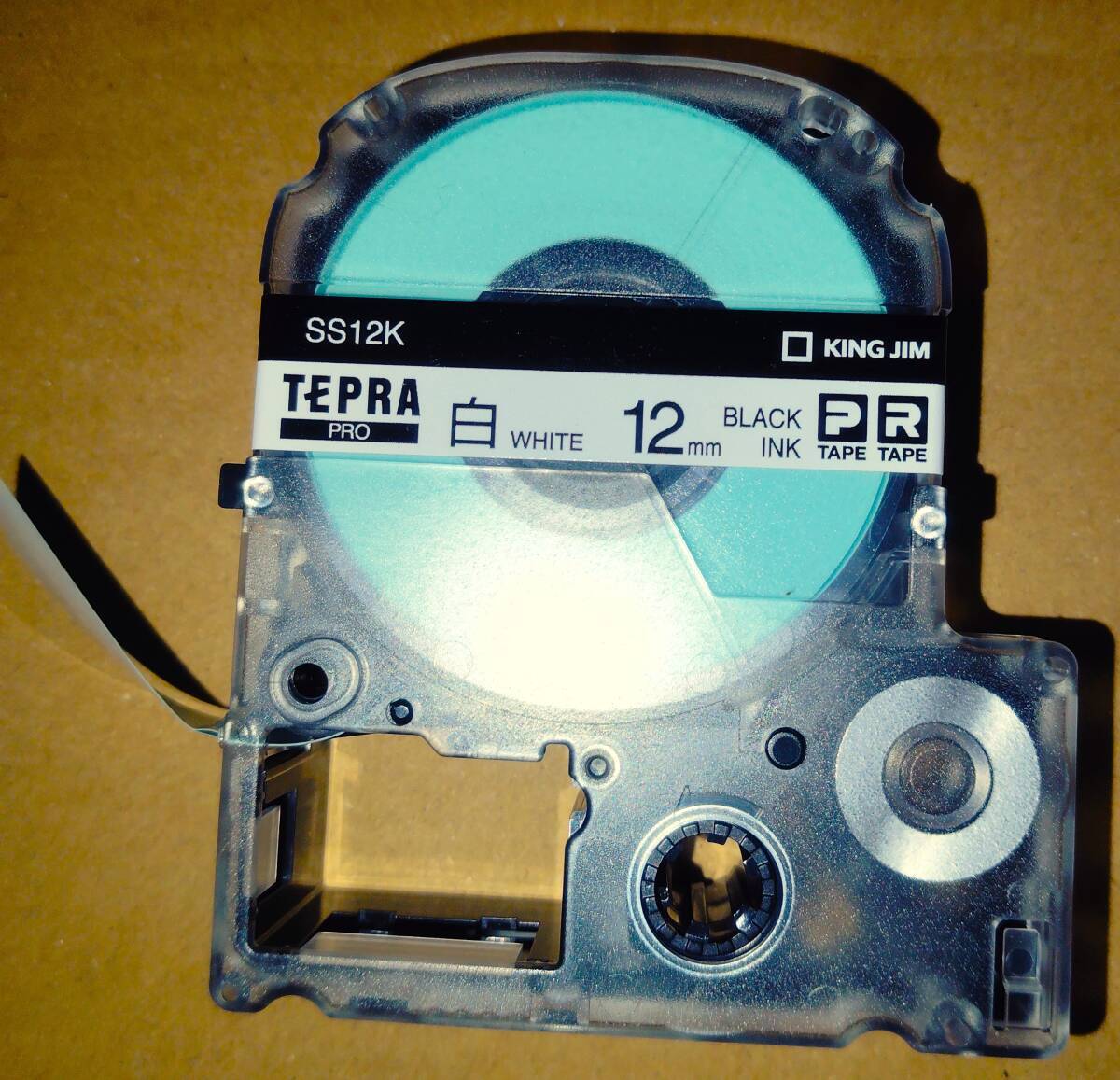 SS12K TEPRA PRO【純正/新品未開封/ご希望個数】白(WHITE) 12mm キングジム(KING JIM) テプラ カートリッジ ラベル【別サイズも】拍卖