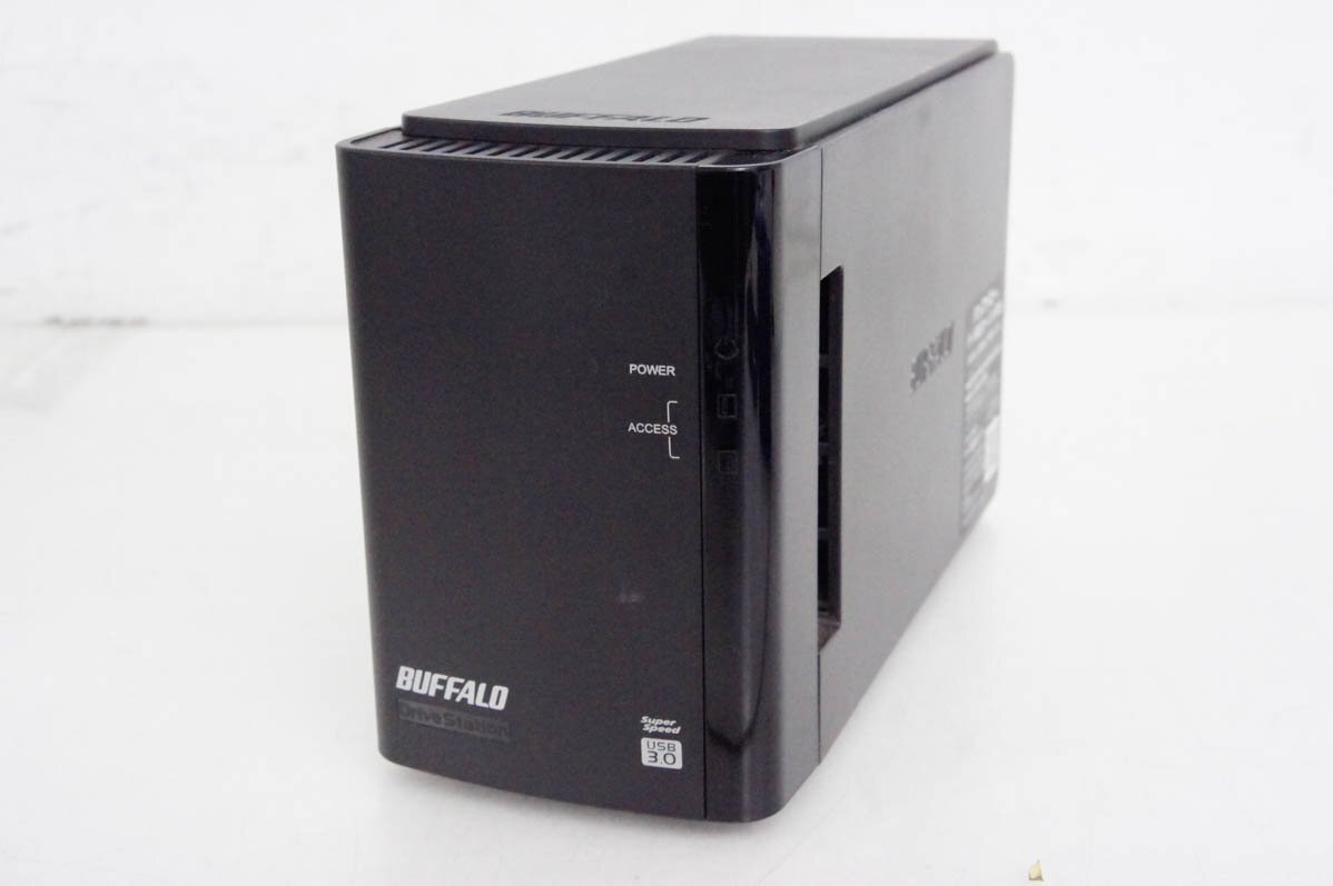 3 BUFFALO バッファロー DriveStation 外付けハードディスク 2TB*2 計4TB HD-WLU3/R1 HD-WL4TU3/R1J拍卖