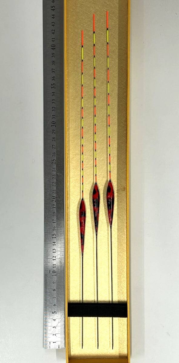 訳あり へら浮き 3本 発泡材ウキ 全長約42~44.6㎝ FG-0368拍卖