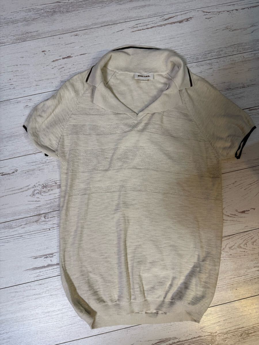 ディーゼル サマーニット sizeレディースMバスト幅44 丈62拍卖