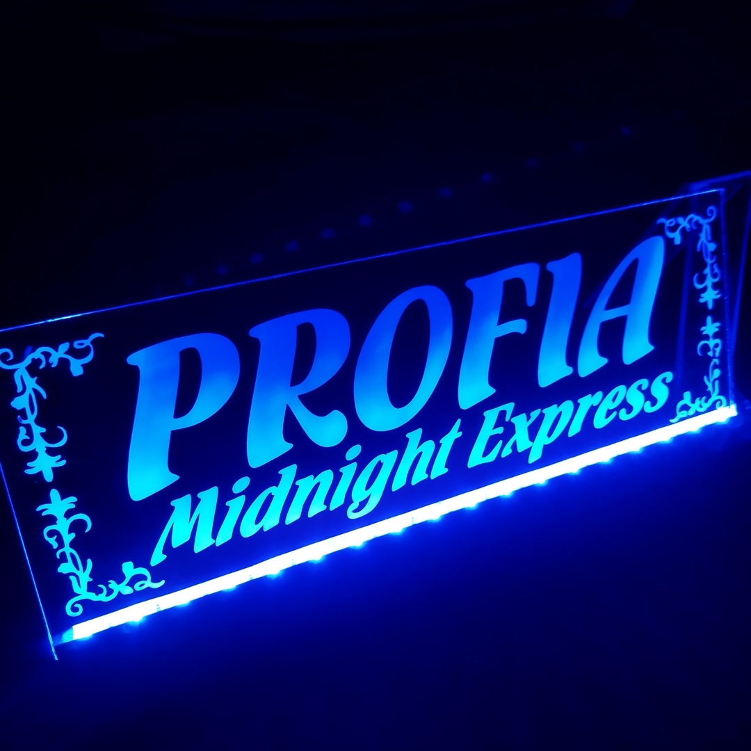 グランド プロフィア⑤ LED アクリルプレート 17プロフィア 日野 HINO トラック アンドン 安全窓 内装 カスタム デコトラ ライト USB拍卖