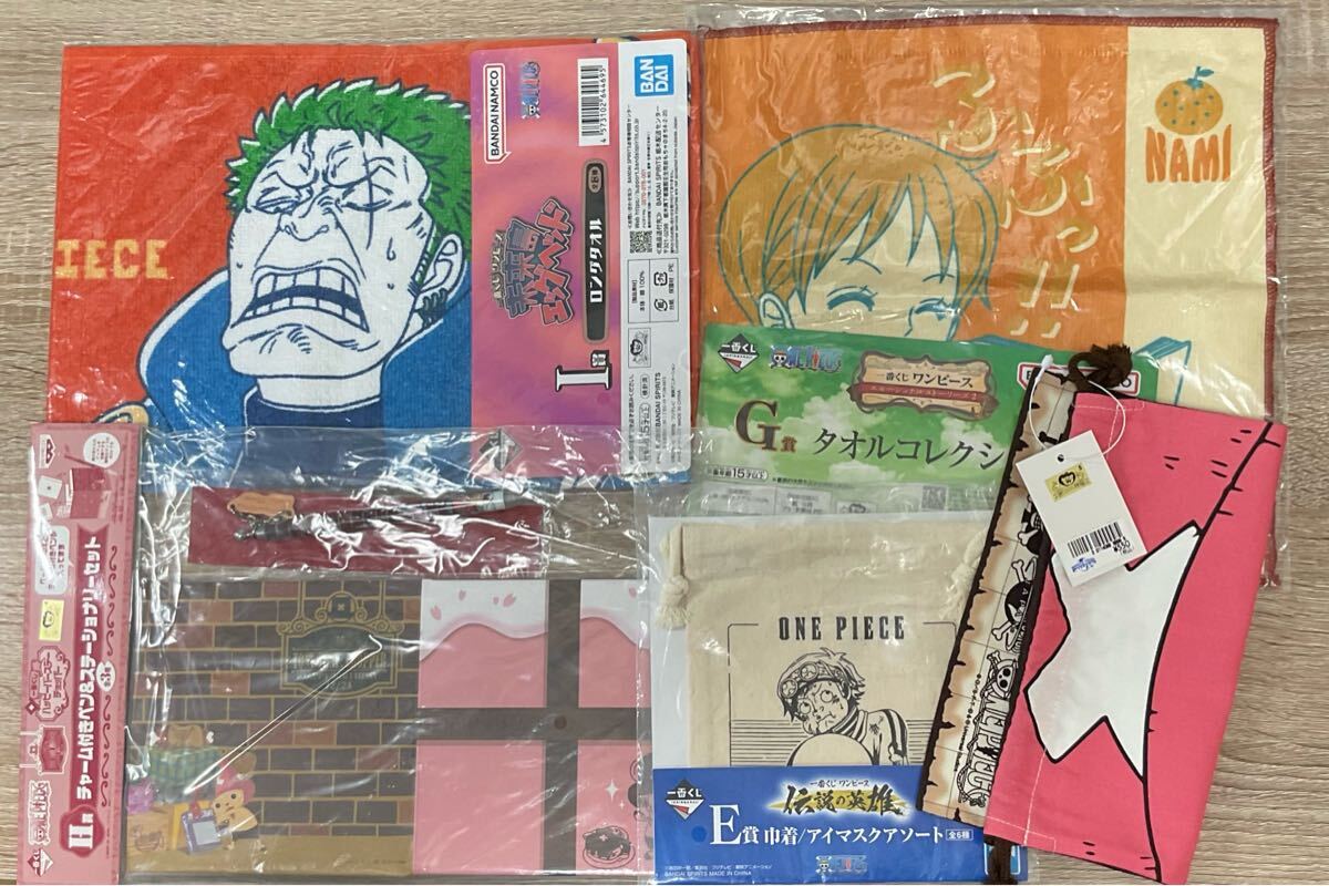 ワンピース 一番くじ タオル 巾着 雑貨 グッズ ルフィ ゾロ ナミ チョッパー など まとめ売り【在庫処分A0416004】拍卖