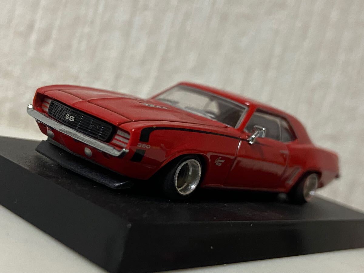京商 1/64 シボレー カマロ SS レッド KYOSHO Chevrolet Camaro SS USAスポーツ チンスポ カスタム ローダウン カスタムホイール拍卖