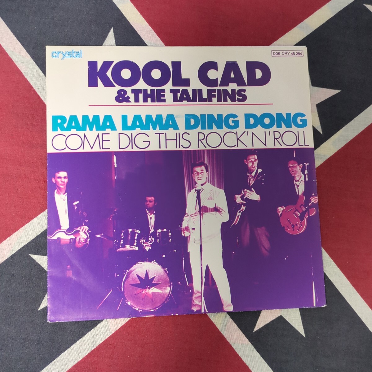 Kool Cad & The Tailfins / Rama Lama Ding Dong 7インチ ◆ ネオロカビリー ◆ ドゥワップ ◆ クラブヒット ◆ Doo Wop ◆ Neo Rockabilly拍卖