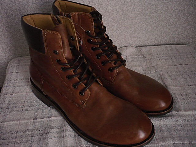 whoop-de-doo★ハイカットレザーブーツ サイドジップ拍卖