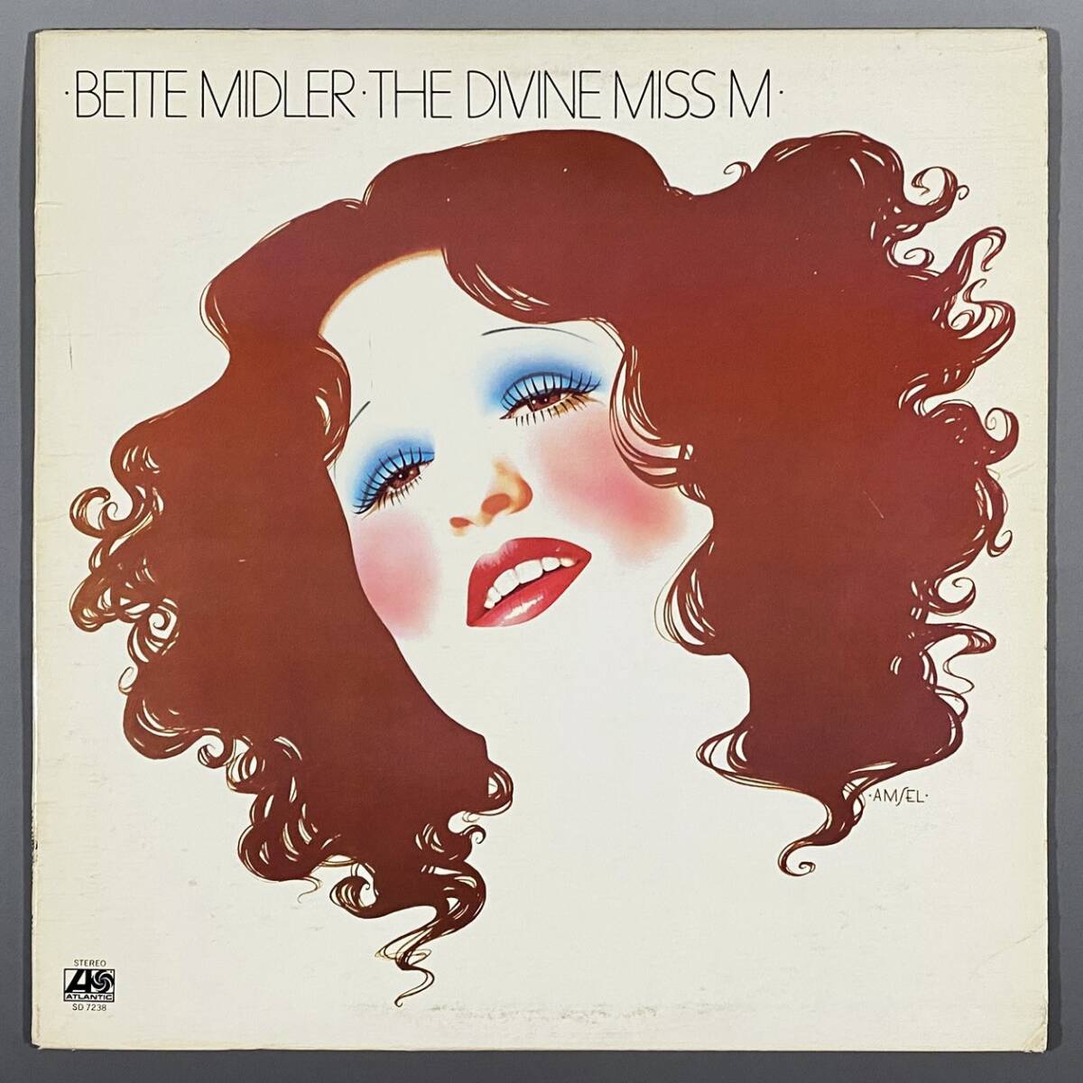 ★USオリジナル★ベット・ミドラー/Divine Miss M/Bette Midler/1972/緑橙3色レーベル Atlantic SD 7238 レコード LP洗浄済 V 補償付拍卖
