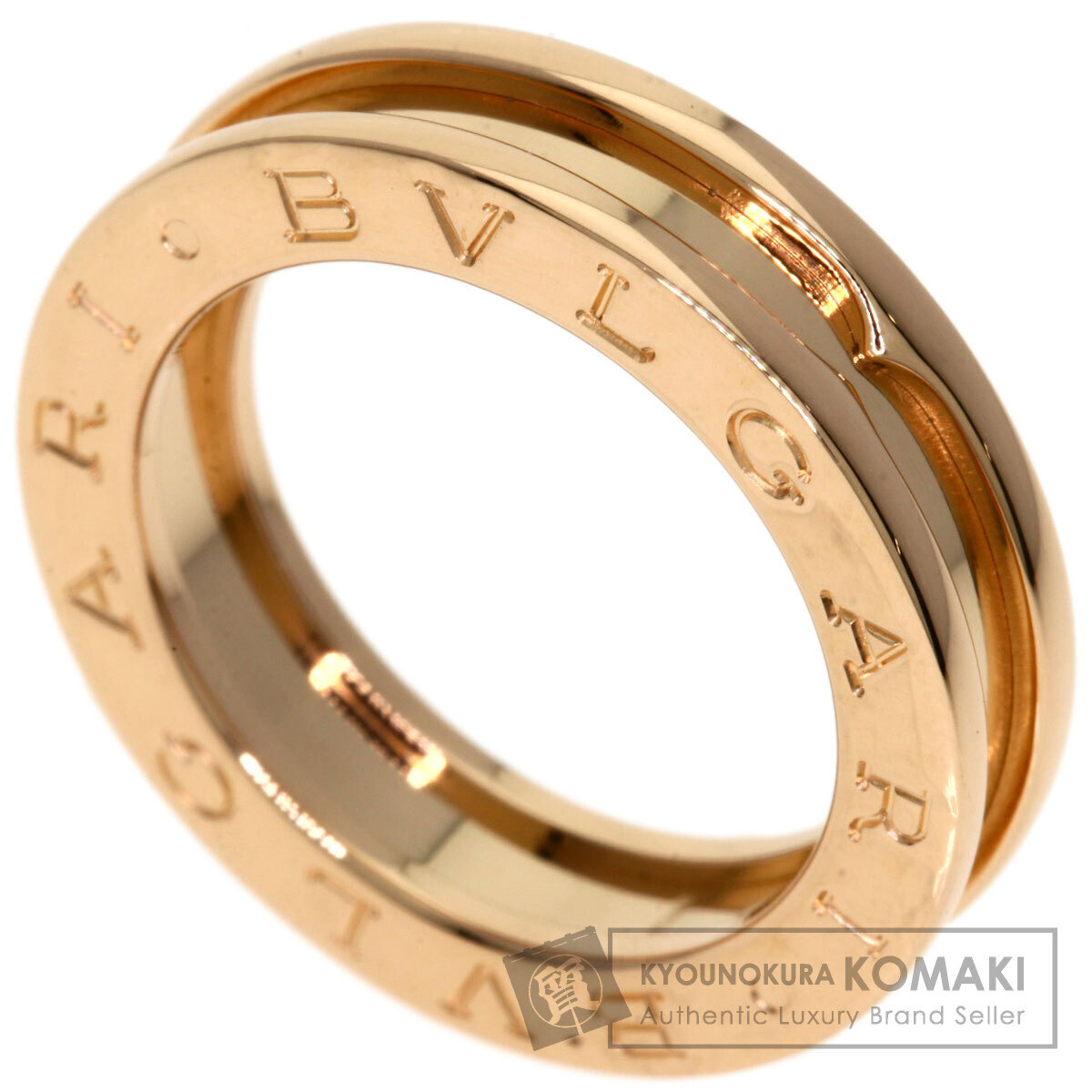 BVLGARI ブルガリ B-zero1 ビーゼロワン 1バンド #50 リング・指輪 K18ピンクゴールド レディース 中古拍卖