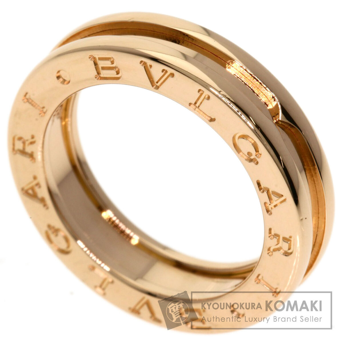 BVLGARI ブルガリ B-zero1 ビーゼロワン 1バンド #49 リング・指輪 K18ピンクゴールド レディース 中古拍卖