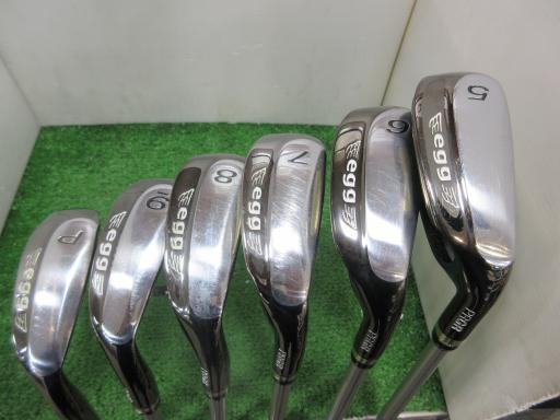 プロギア PRGR エッグ アイアンセット egg(2013) 7S フレックスR 中古 Cランク拍卖