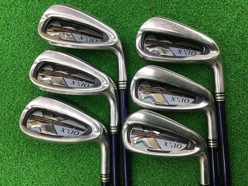 ダンロップ ゼクシオ10 XXIO10 アイアンセット XXIO(2018) 6S フレックスS 中古 Cランク拍卖