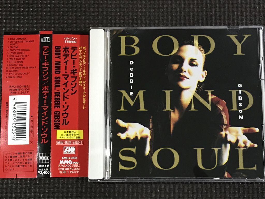 デビー・ギブソン Debbie Gibson BODY MIND SOUL ボディー・マインド・ソウル CD AMCY505 帯付良品拍卖
