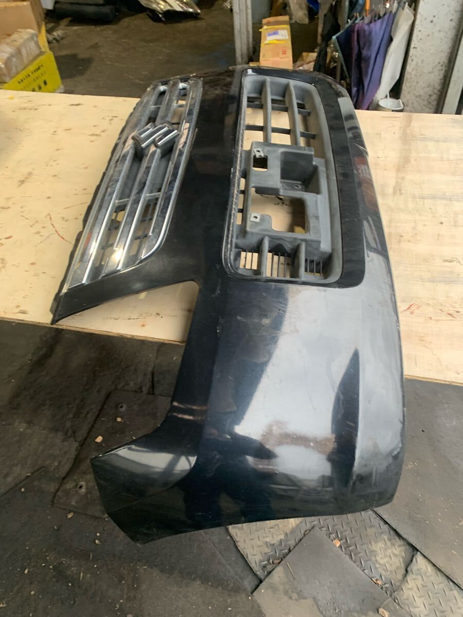 フロントバンパー ワゴンR MH23S FXリミテッド グリル メッキ 黒拍卖