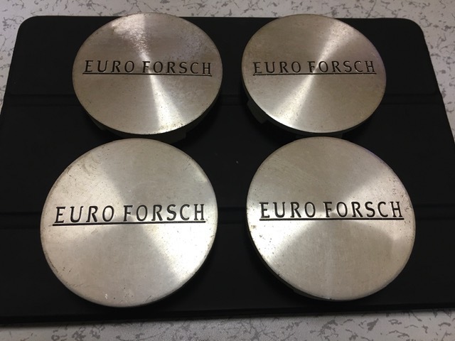 EURO FORSCH ・ユーロ フォルシェ・ センターキャップ 中古 4個セット■欧州車・ベンツ・アウディ・BMW拍卖