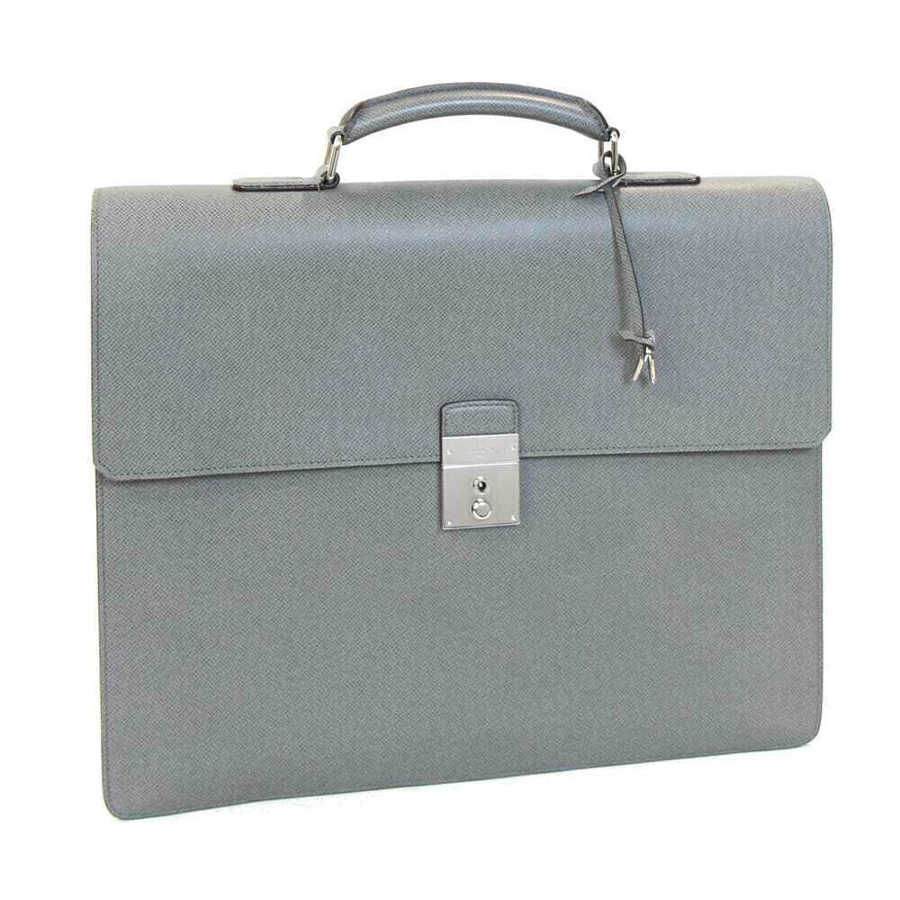 ルイヴィトン ブリーフケース タイガ ネオロブスト2 M32657 グラシエ 中古 書類カバン ビジネスバッグ グレー メンズ拍卖