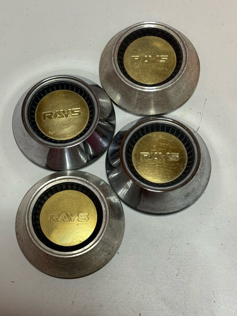 ≪135≫ ★RAYS★ ホイールセンターキャップ 中古4個セット拍卖