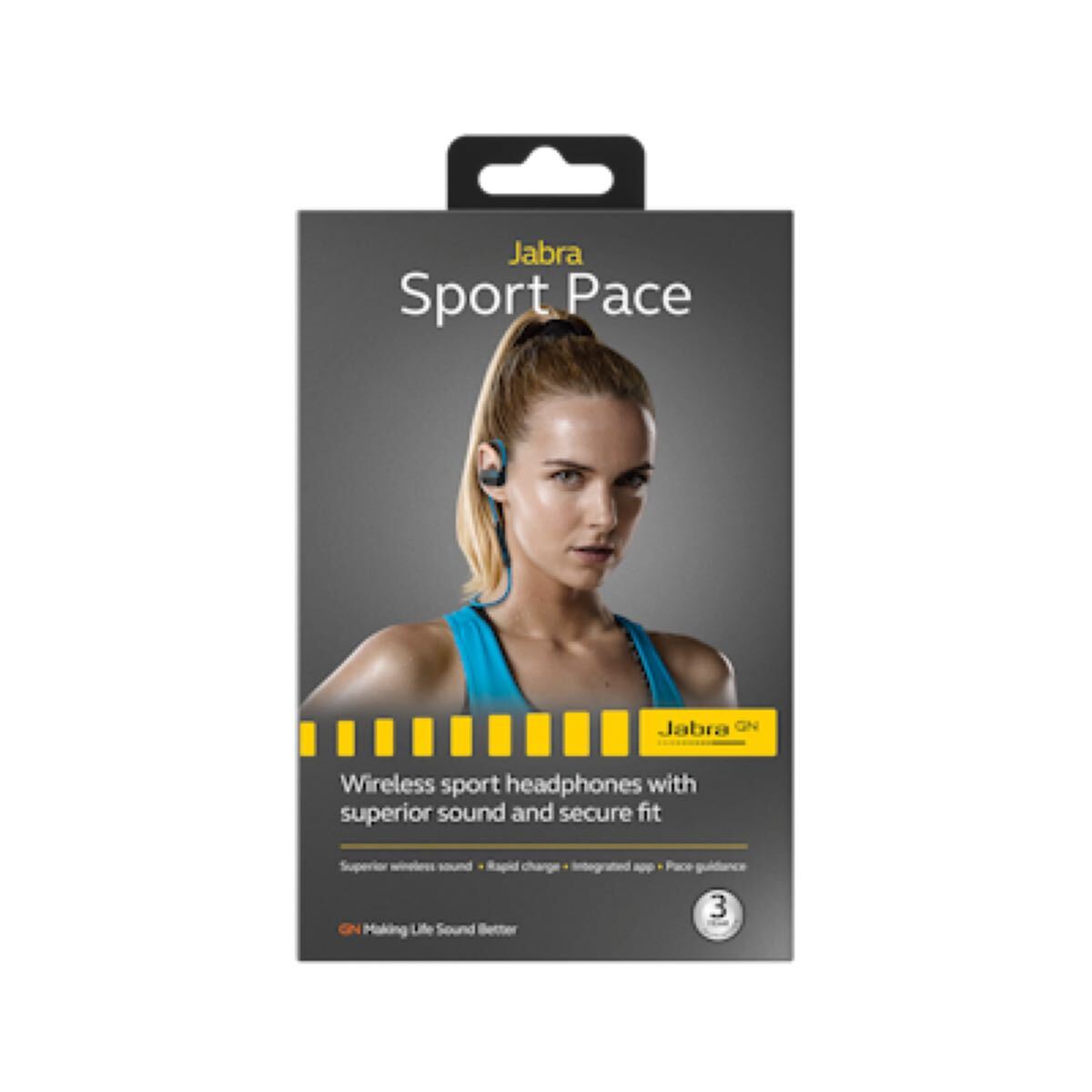 Jabra Sport Pace ブルー OTE24 ジャブラ拍卖