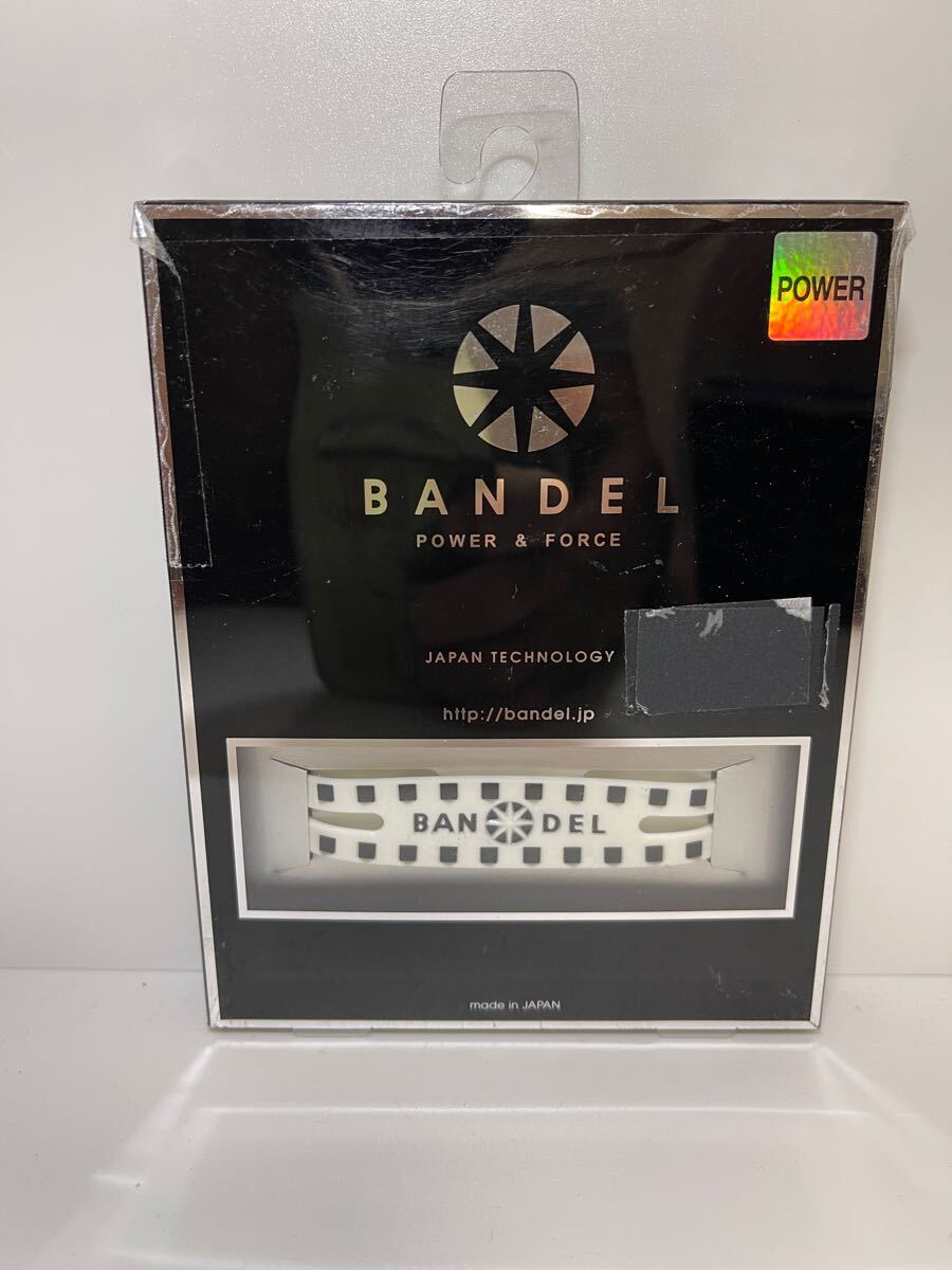 BANDEL バンデル スタッズ ブレスレット ホワイト/ブラック Sサイズ(16.0cm)拍卖