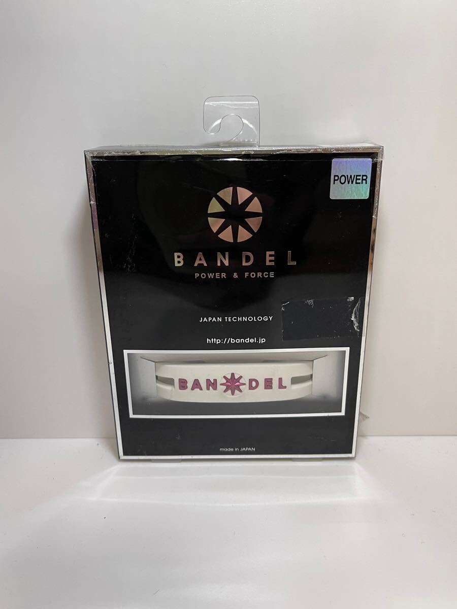バンデル メタルブレスレット ホワイト\ピンク Sサイズ:16.0cm BANDEL拍卖