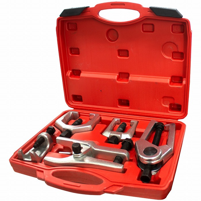 ギアプーラー 5種セット ケース付 ベアリング 取り外し タイロッドエンド プーラー ピットマンアーム ギヤ プーラー クランク拍卖