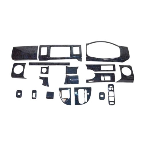 SUZUKI 64系 スズキ エブリイ ワゴン DA64 インテリアパネル 黒木目 19ピース インパネ 紺木目 ブラック系【北海道・沖縄・離島発送不可】拍卖