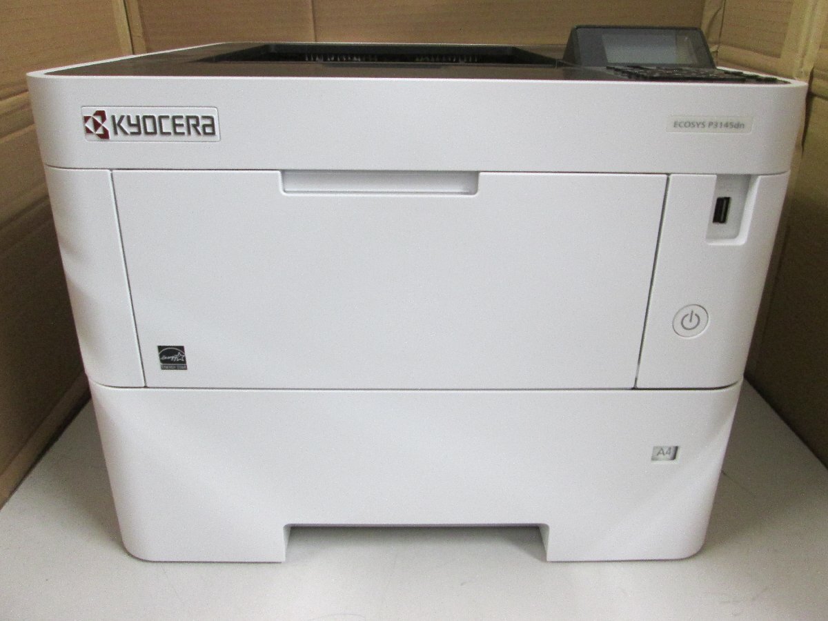 ◎【ジャンク】中古レーザープリンタ 京セラ【Kyocera P3145dn】中古トナー付き◎2504241拍卖