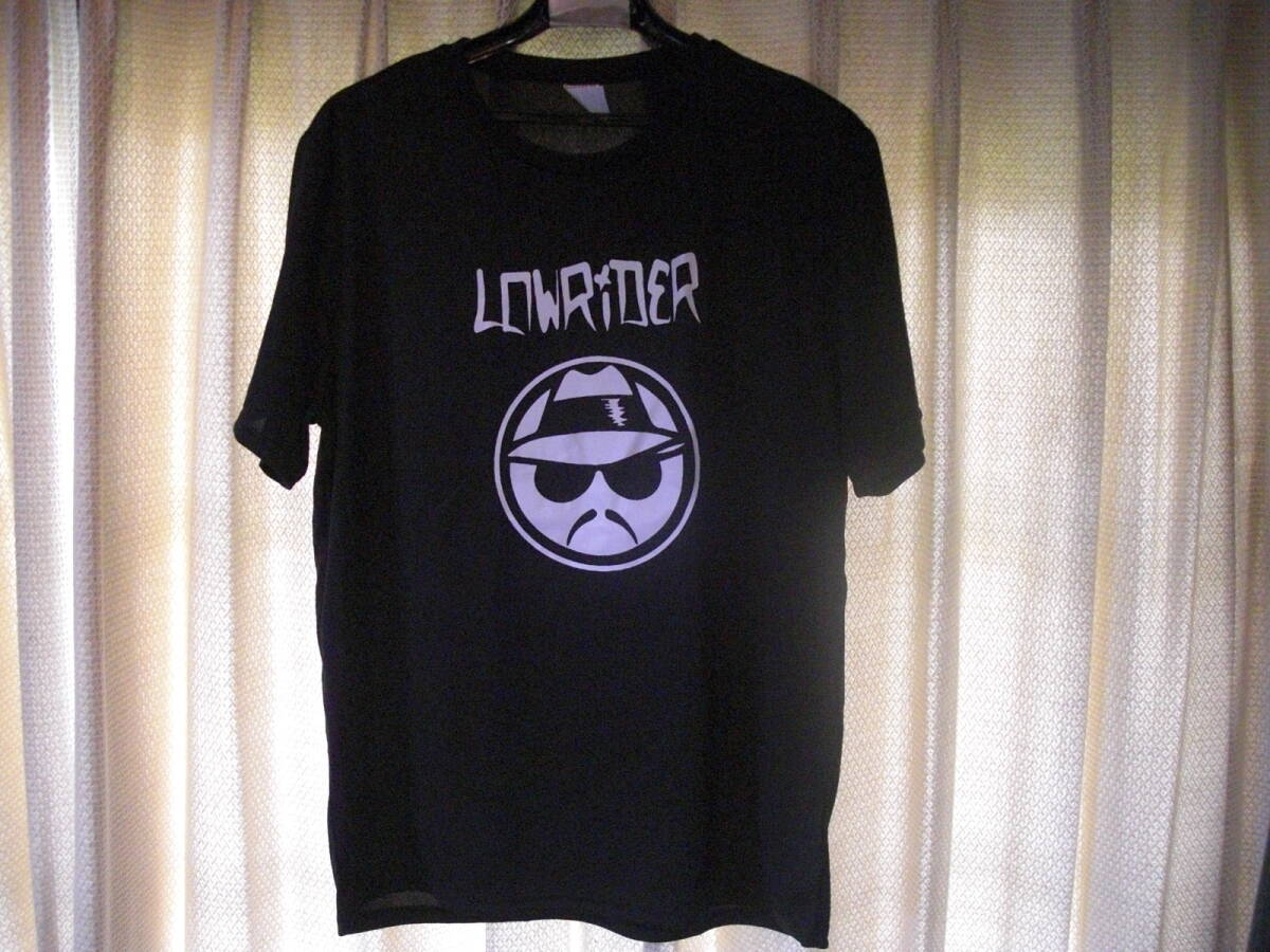 LOW RIDER ローライダーマガジン・ヒゲおじさんキャラクタープリントTシャツ・黒・2XL(JP)・ローライダー・ギャングスタ・チカーノ拍卖