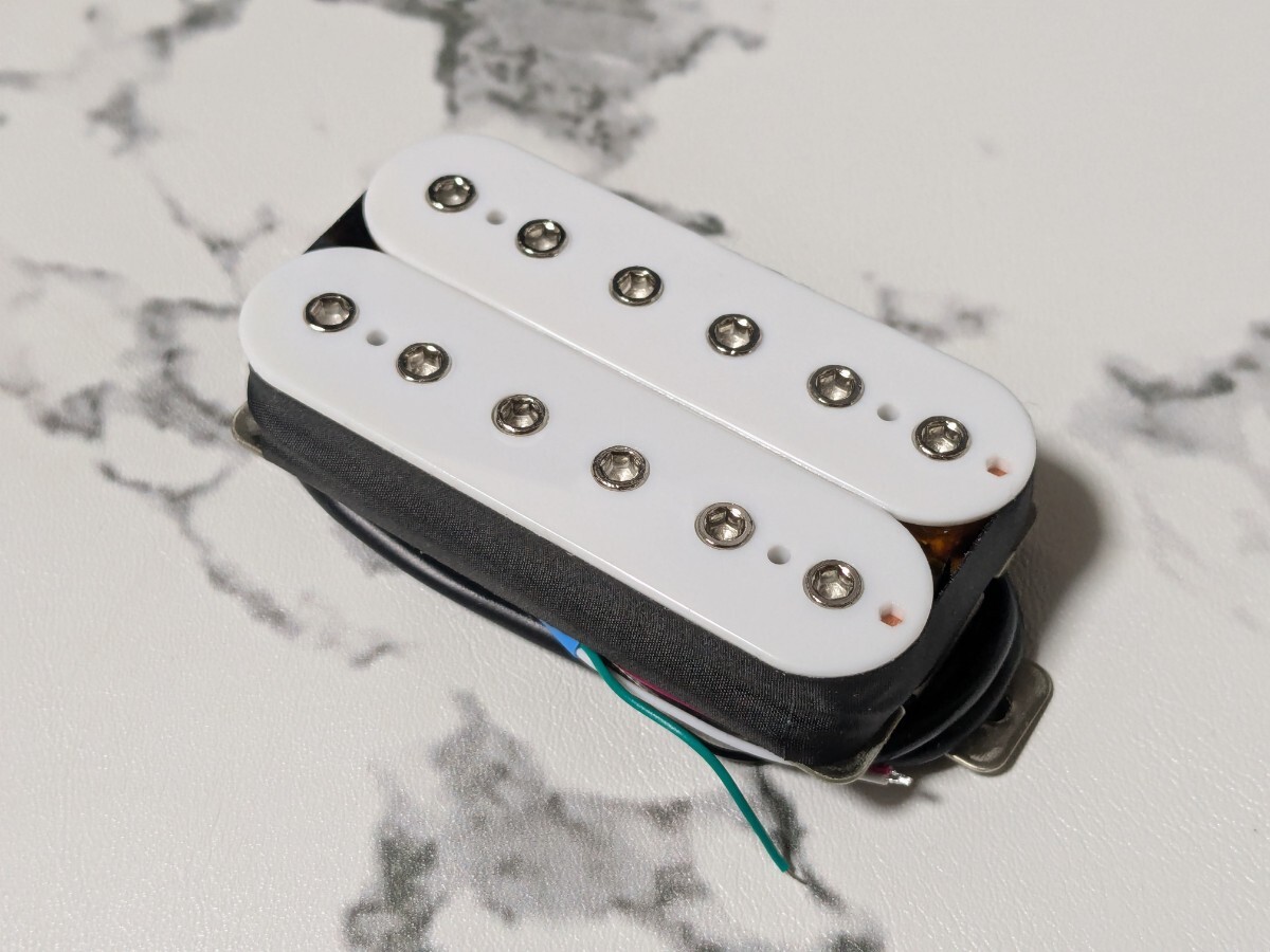 アルニコV 白銅プレート 4芯 52ピッチ ヘクサポールピース ハムバッカー拍卖