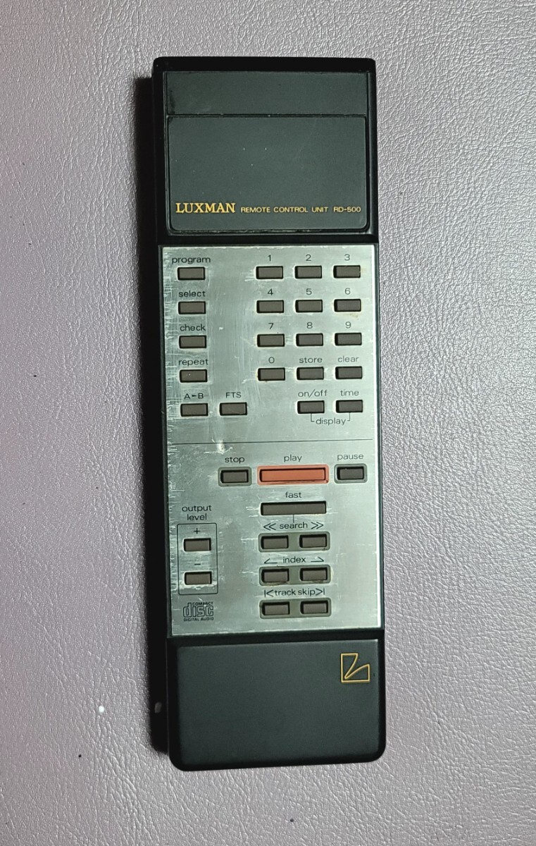 LUXMAN ラックスマン RD-500 リモコン 赤外線発光確認済み拍卖