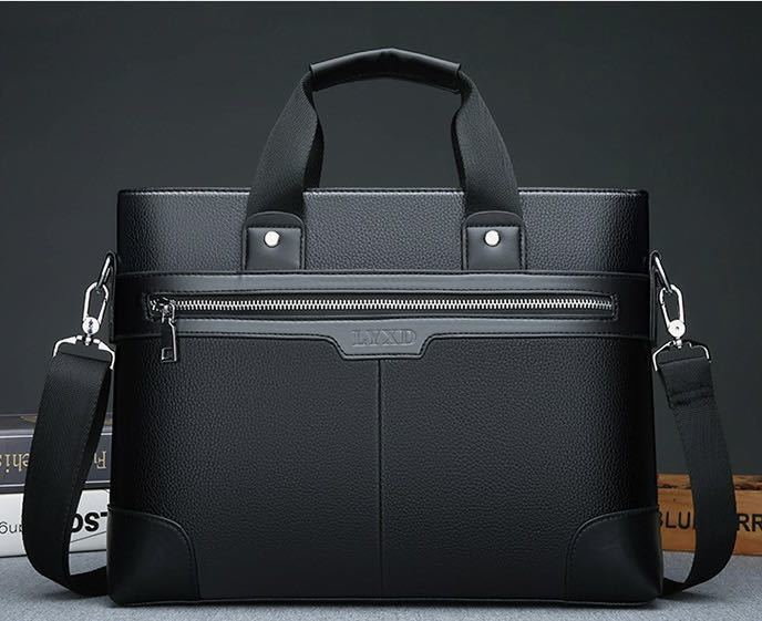 ビジネスバッグ パソコン ショルダーバッグ メンズ トートバッグ レザー 革 かばん 鞄 通勤通学 2way ブリーフケース拍卖